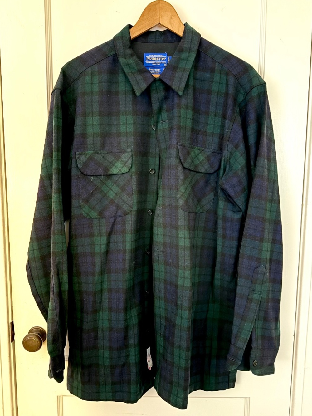 Pendleton MEN'S PLAID BOARD SHIRT (Large-Tall)